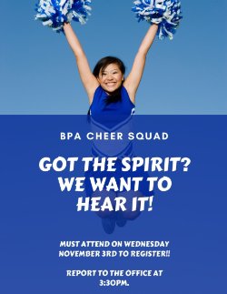 Join our cheerleading team today!